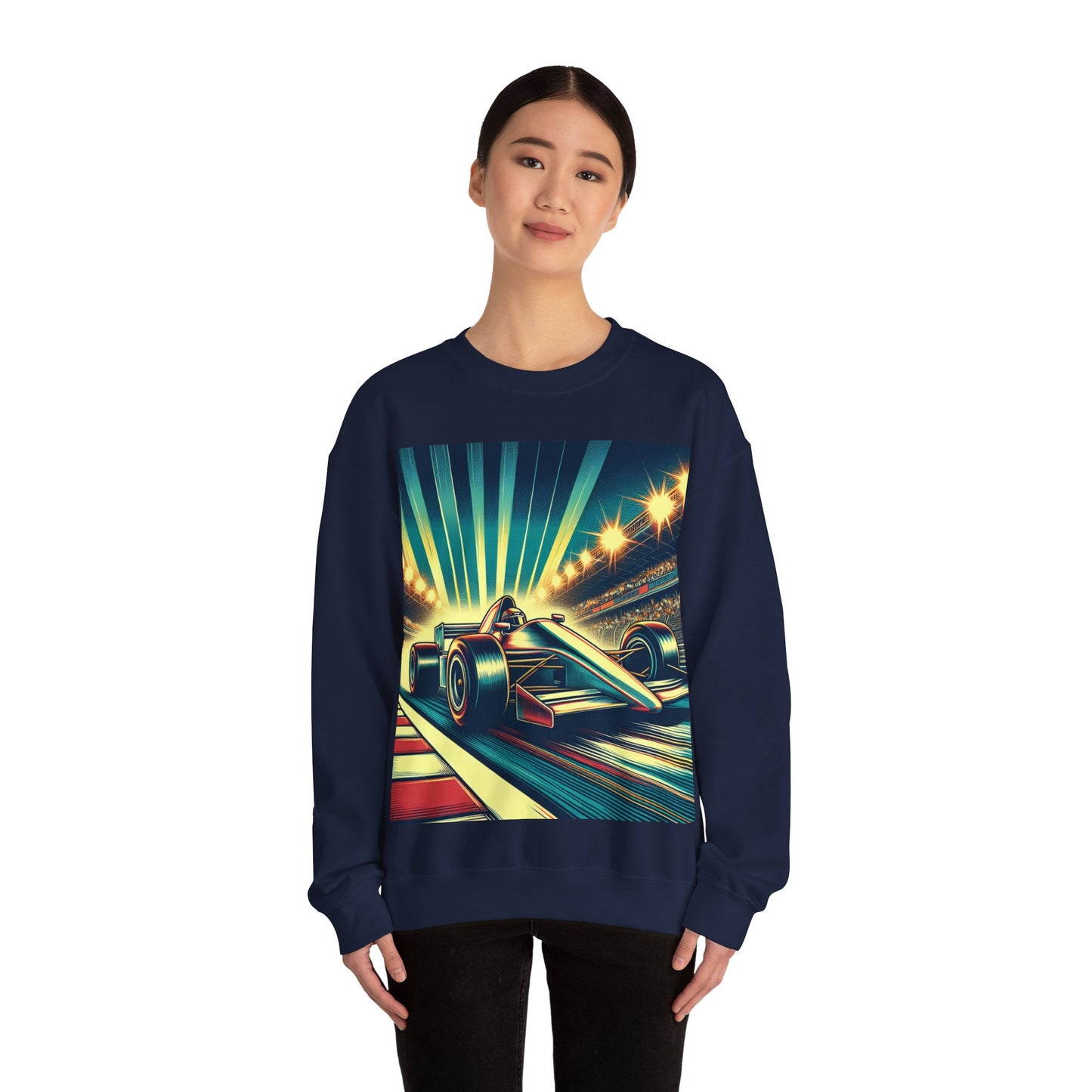 Race Car Crewneck Sweatshirt | Racing Apparel, Unisex Sweatshirt, F1 Gift, Motorsports Clothing, Car Enthusiasts Sweatshirt