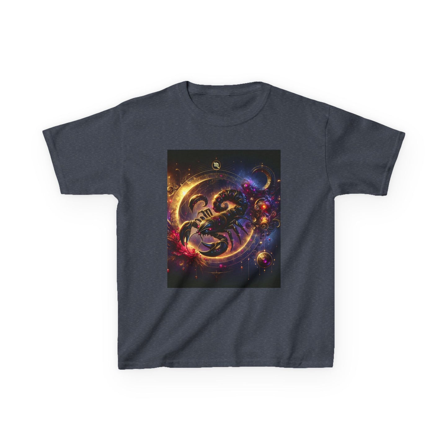 Scorpio  Horoscope Kids Tee - Cosmic Zodiac T-Shirt for Astrology Lovers, Birthday Gift, Everyday Wear, Reference Guide, Unique Design