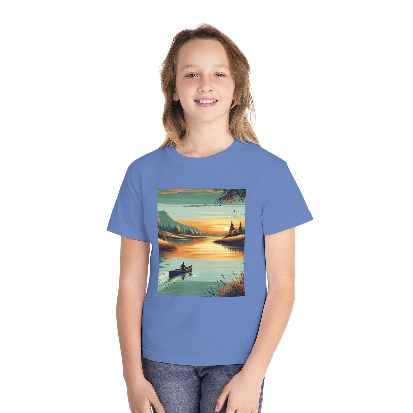 Canoeing Youth Midweight Tee