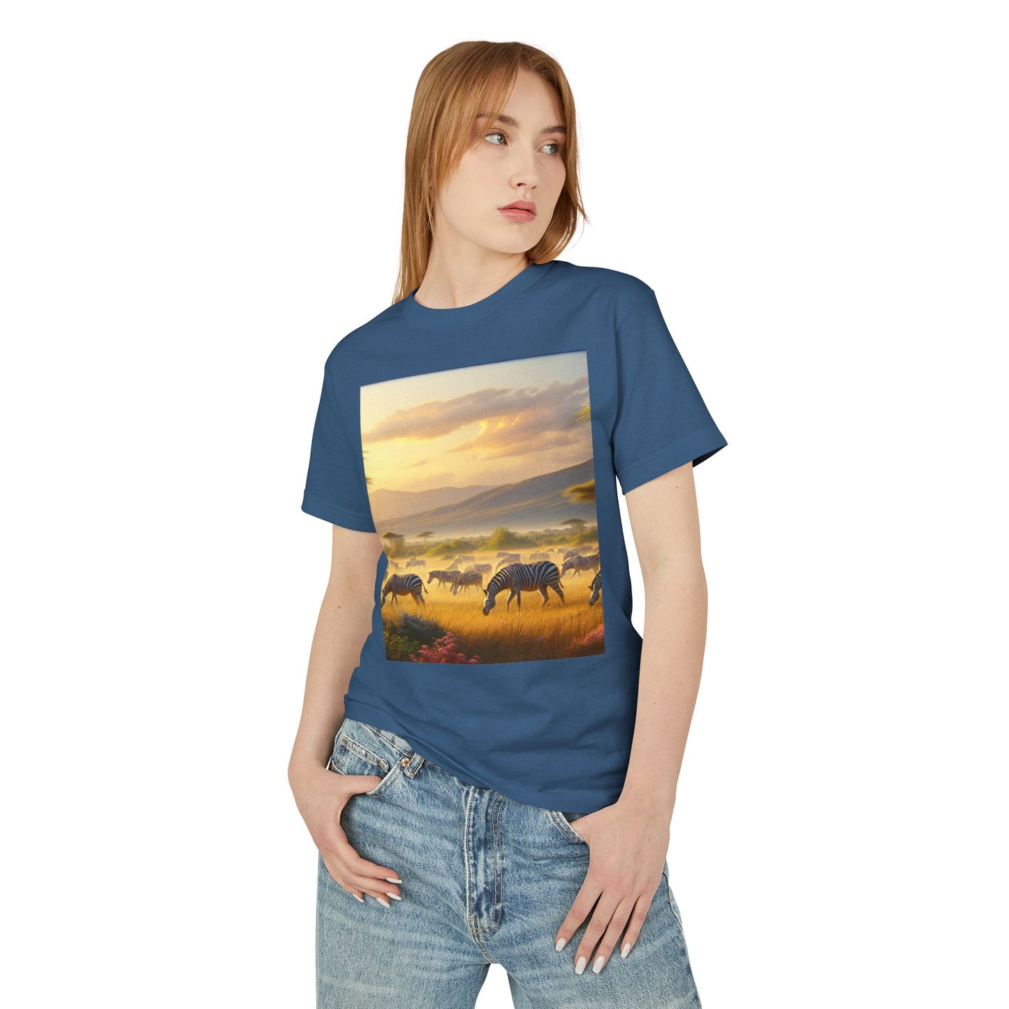 Zebras Heavyweight Tee - Unisex Garment-Dyed Shirt