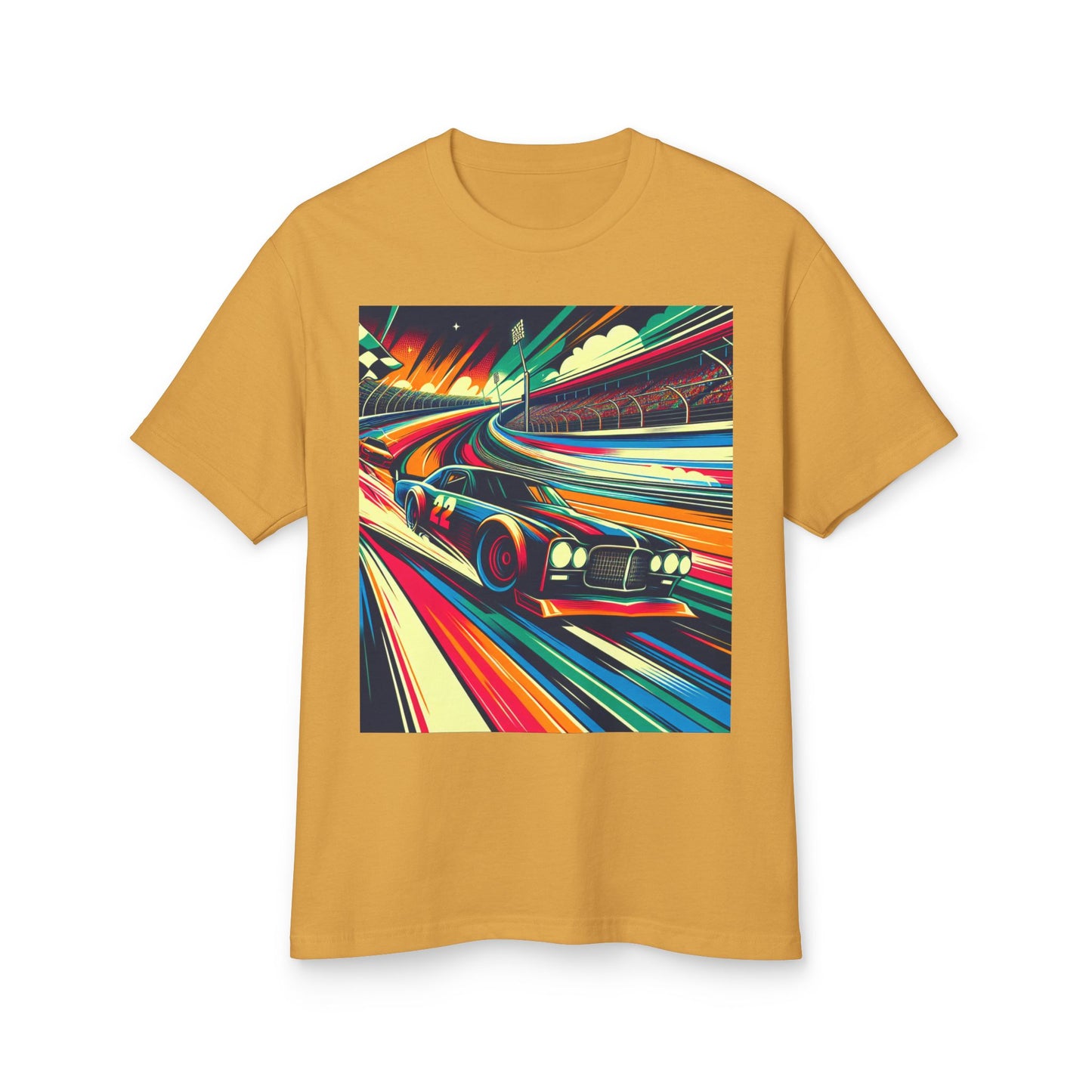Nascar Heavyweight Tee - Unisex Garment-Dyed Shirt