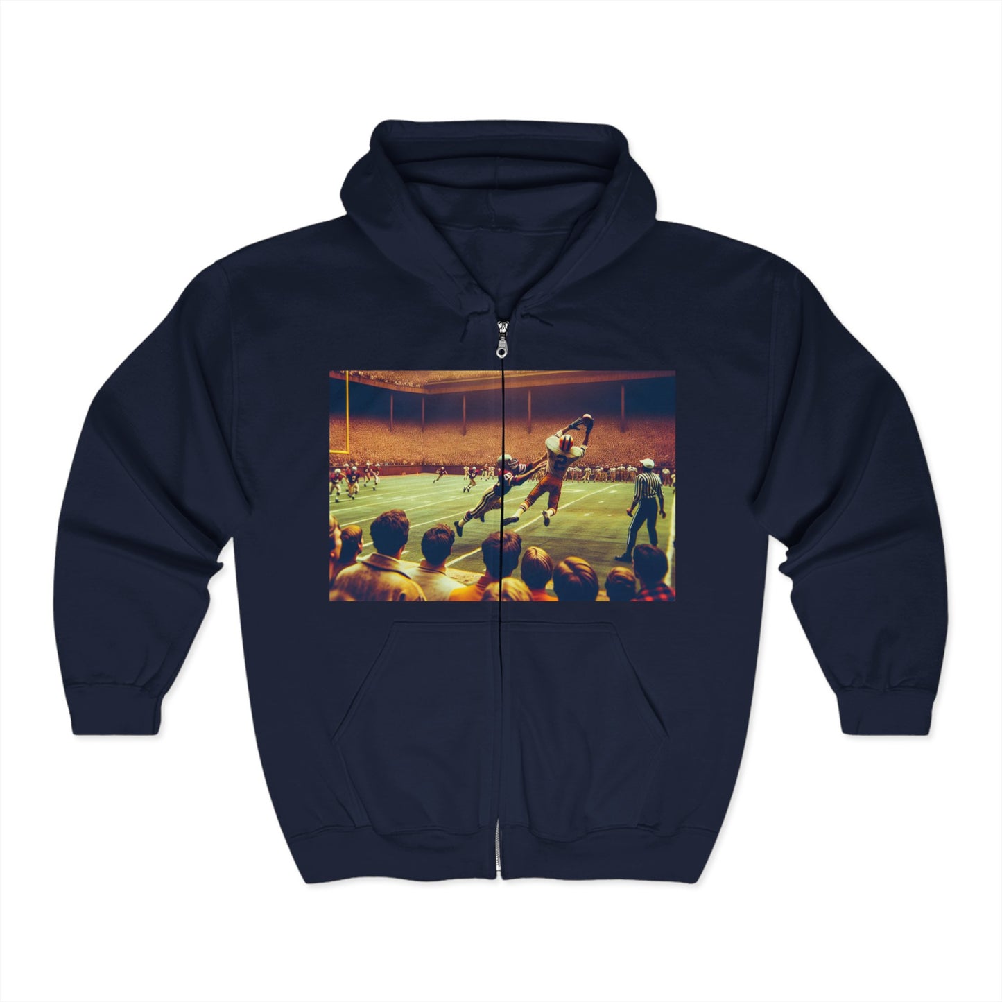 Football Unisex Heavy Blend™ Full Zip Hooded Sweatshirt