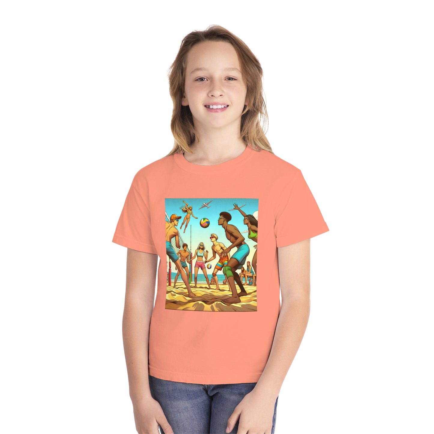Volleyball Youth Midweight Tee
