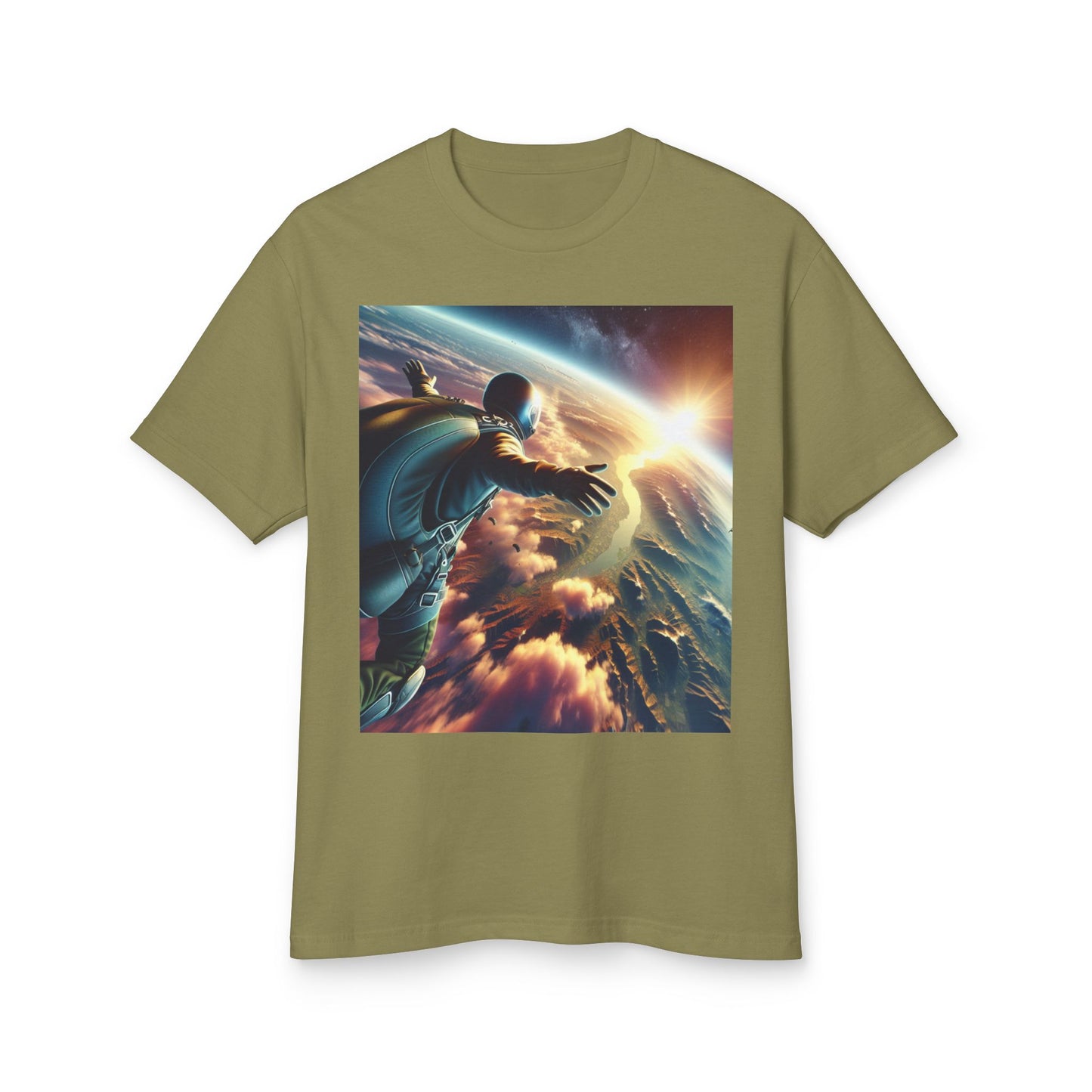 Skydiving Heavyweight Tee - Unisex Garment-Dyed Shirt