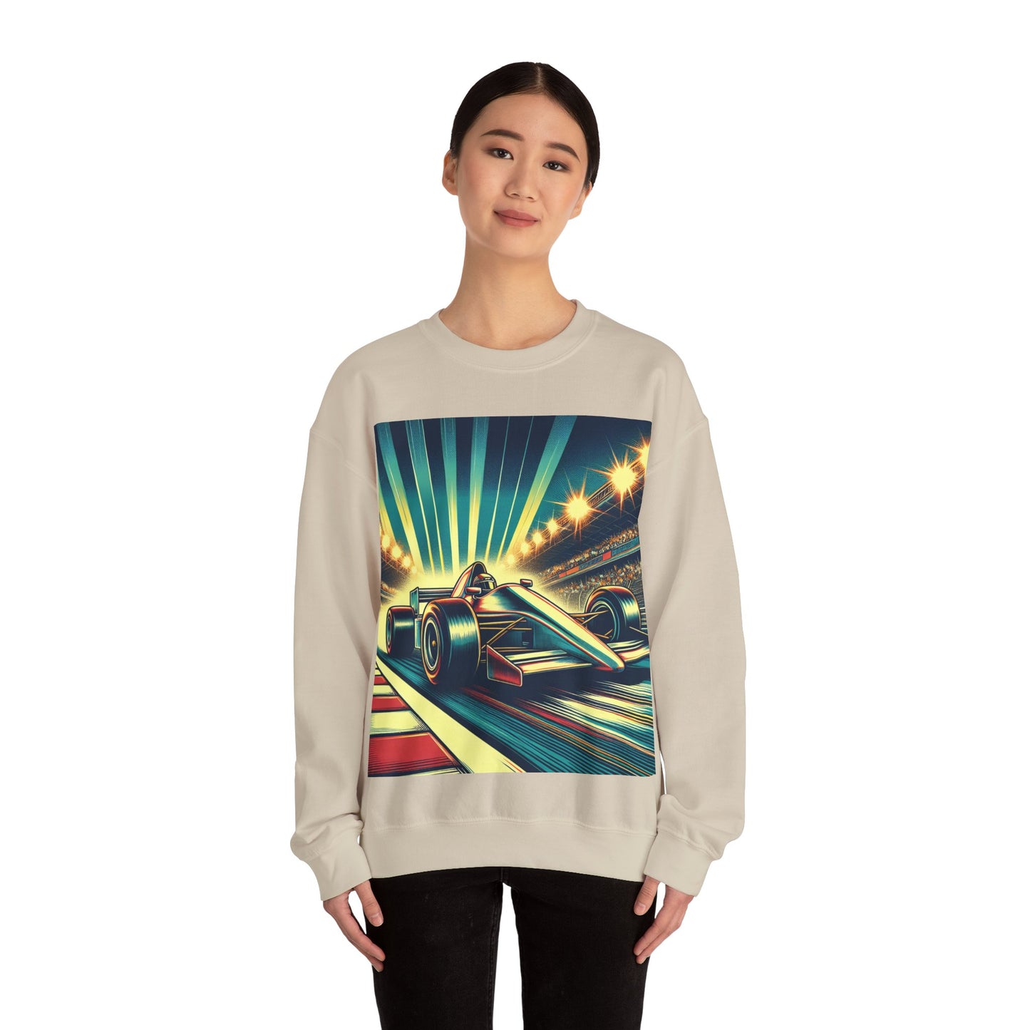 Race Car Crewneck Sweatshirt | Racing Apparel, Unisex Sweatshirt, F1 Gift, Motorsports Clothing, Car Enthusiasts Sweatshirt