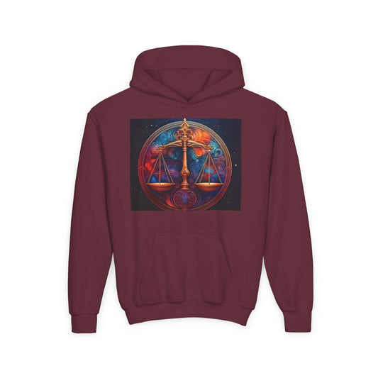 Libra Youth Hoodie - Heavy Blend Sweatshirt