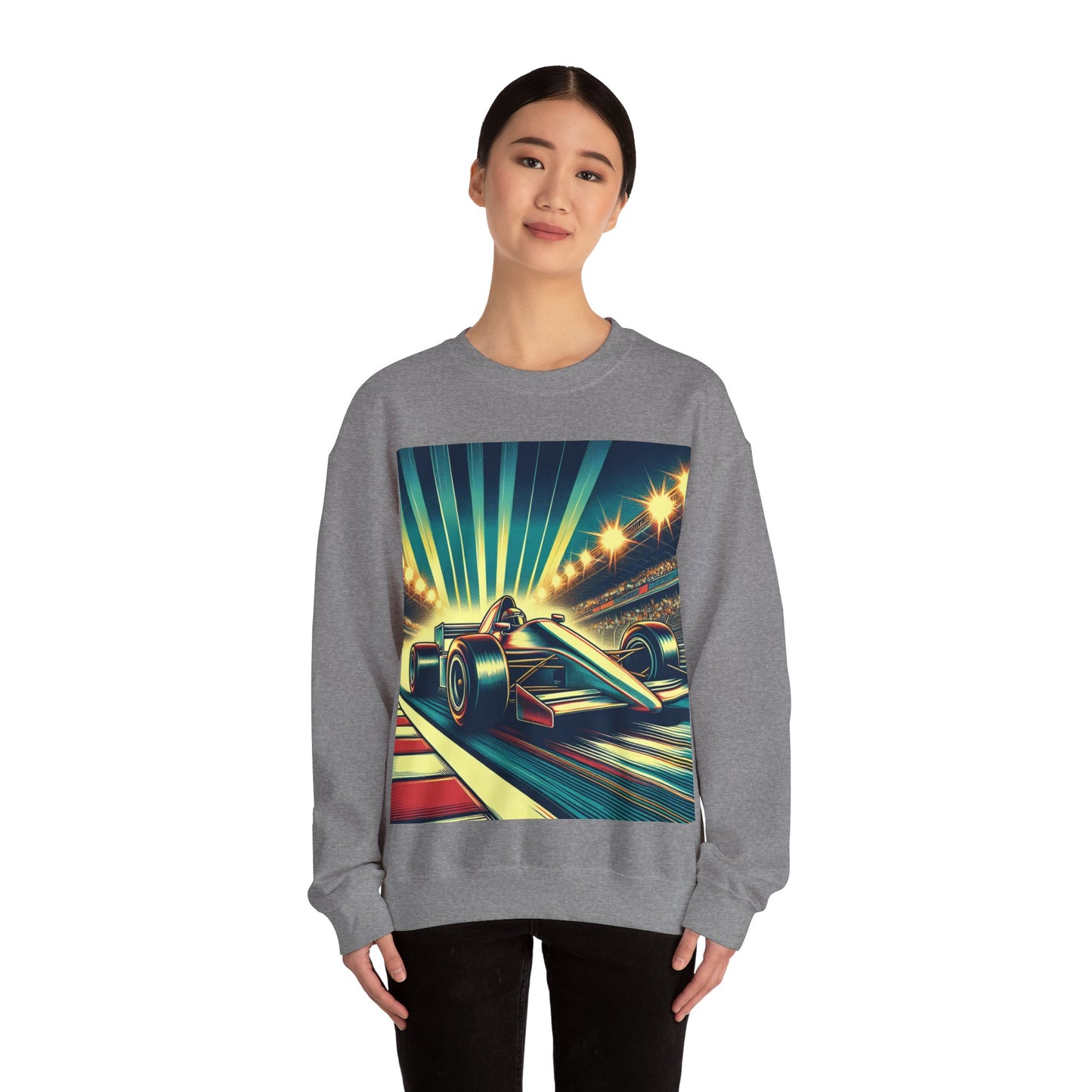 Race Car Crewneck Sweatshirt | Racing Apparel, Unisex Sweatshirt, F1 Gift, Motorsports Clothing, Car Enthusiasts Sweatshirt