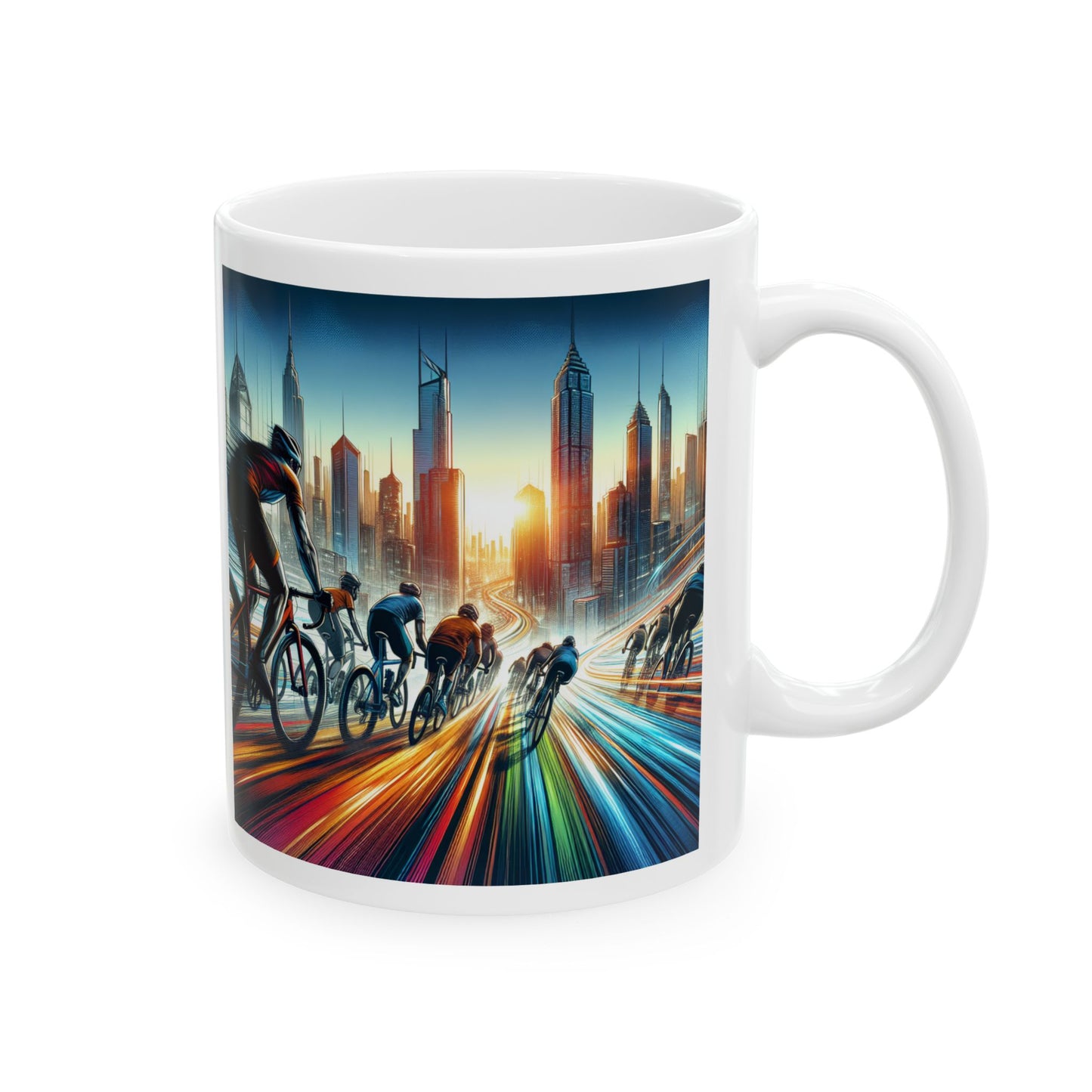 Cycling Ceramic Mug