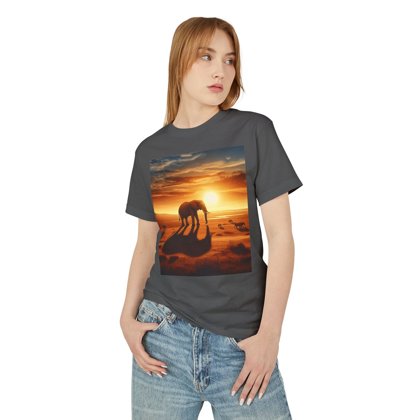 Elephants Heavyweight Tee - Unisex Garment-Dyed Shirt
