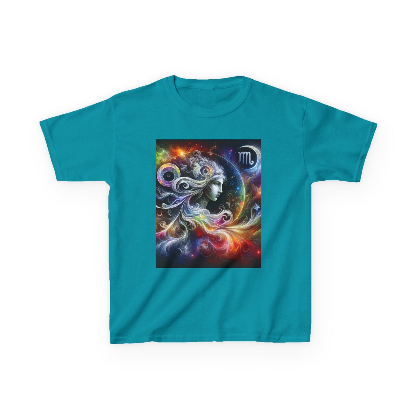 Virgo Horoscope Kids Tee - Cosmic Zodiac T-Shirt for Astrology Lovers, Birthday Gift, Everyday Wear, Reference Guide, Unique Design