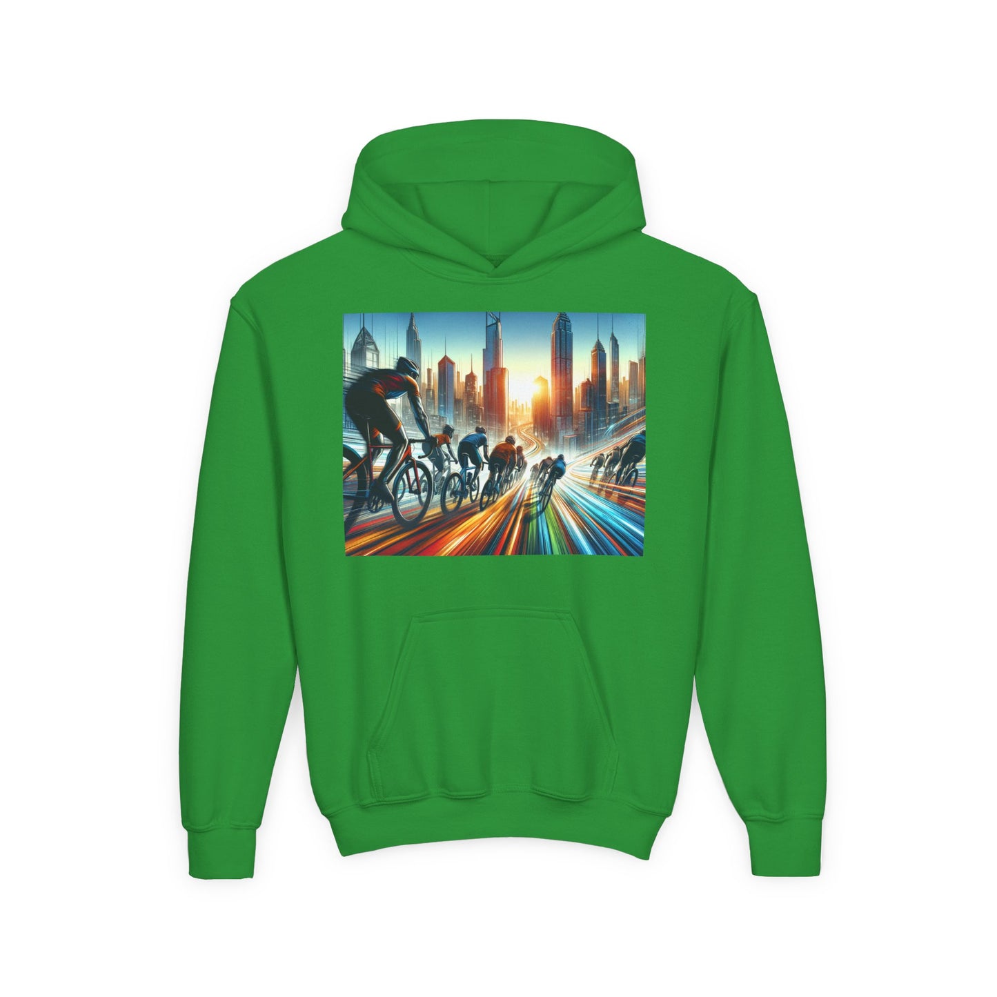 Cycling Youth Hoodie - Heavy Blend Sweatshirt