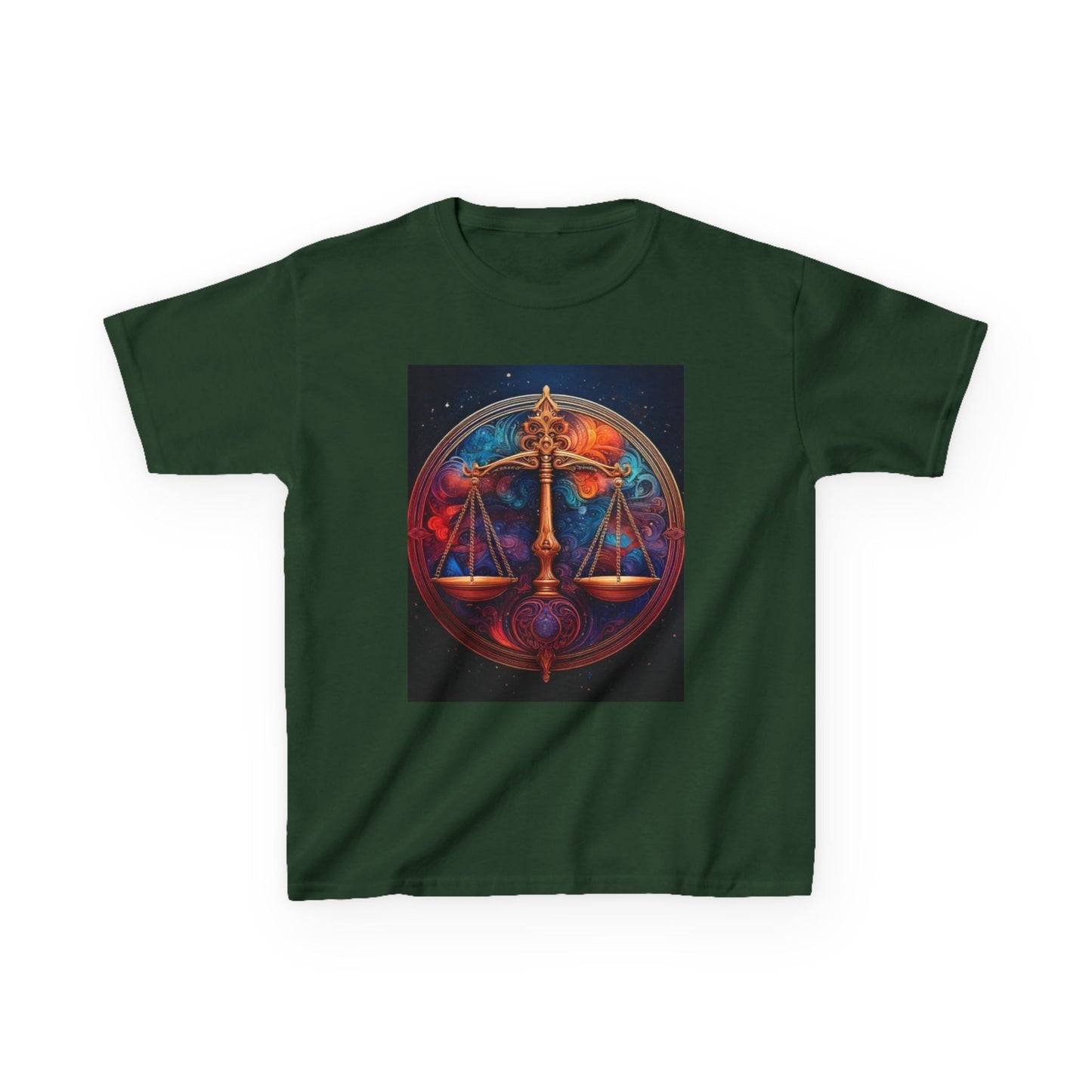 Libra Horoscope Kids Tee - Cosmic Zodiac T-Shirt for Astrology Lovers, Birthday Gift, Everyday Wear, Reference Guide, Unique Design