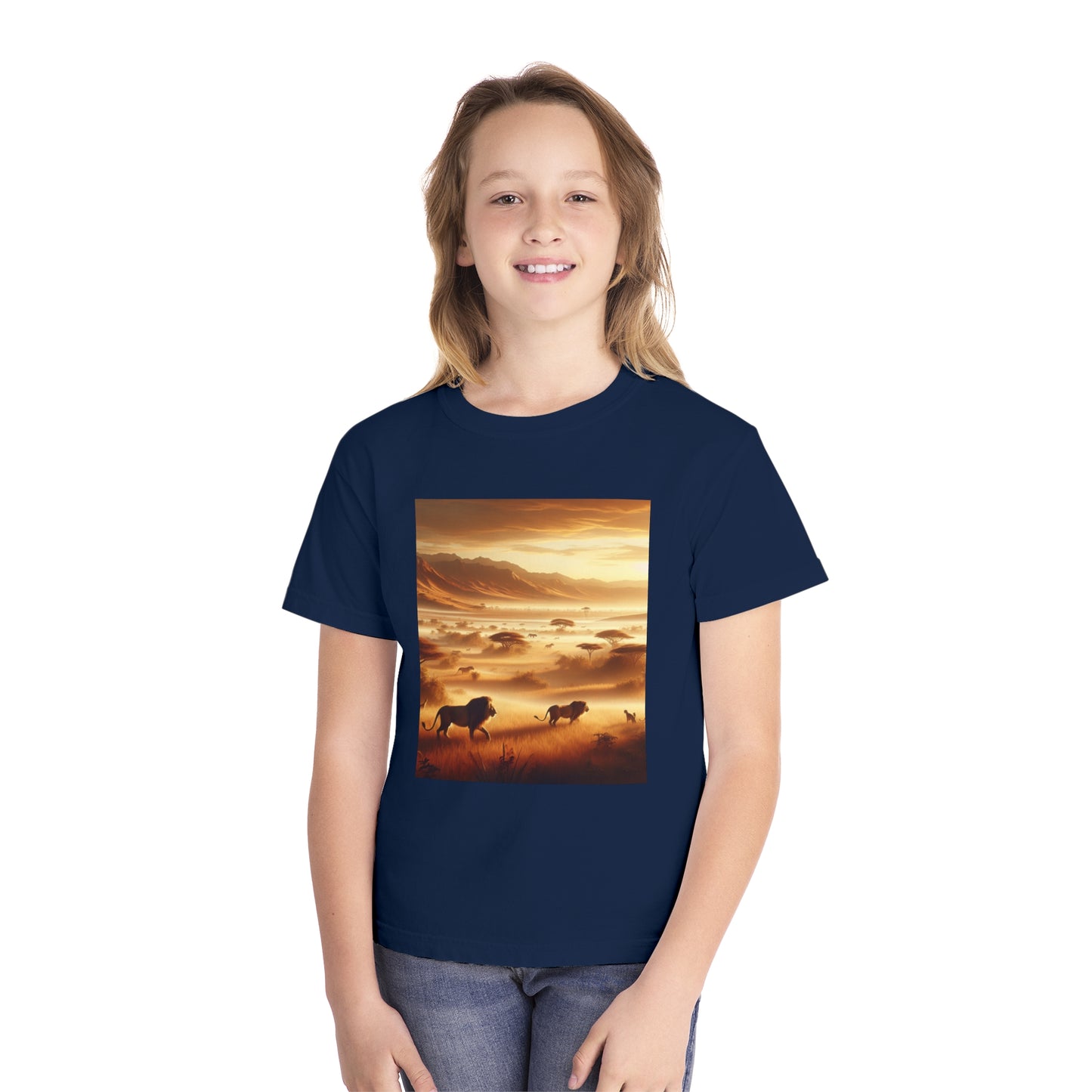 Lions Youth Midweight Tee