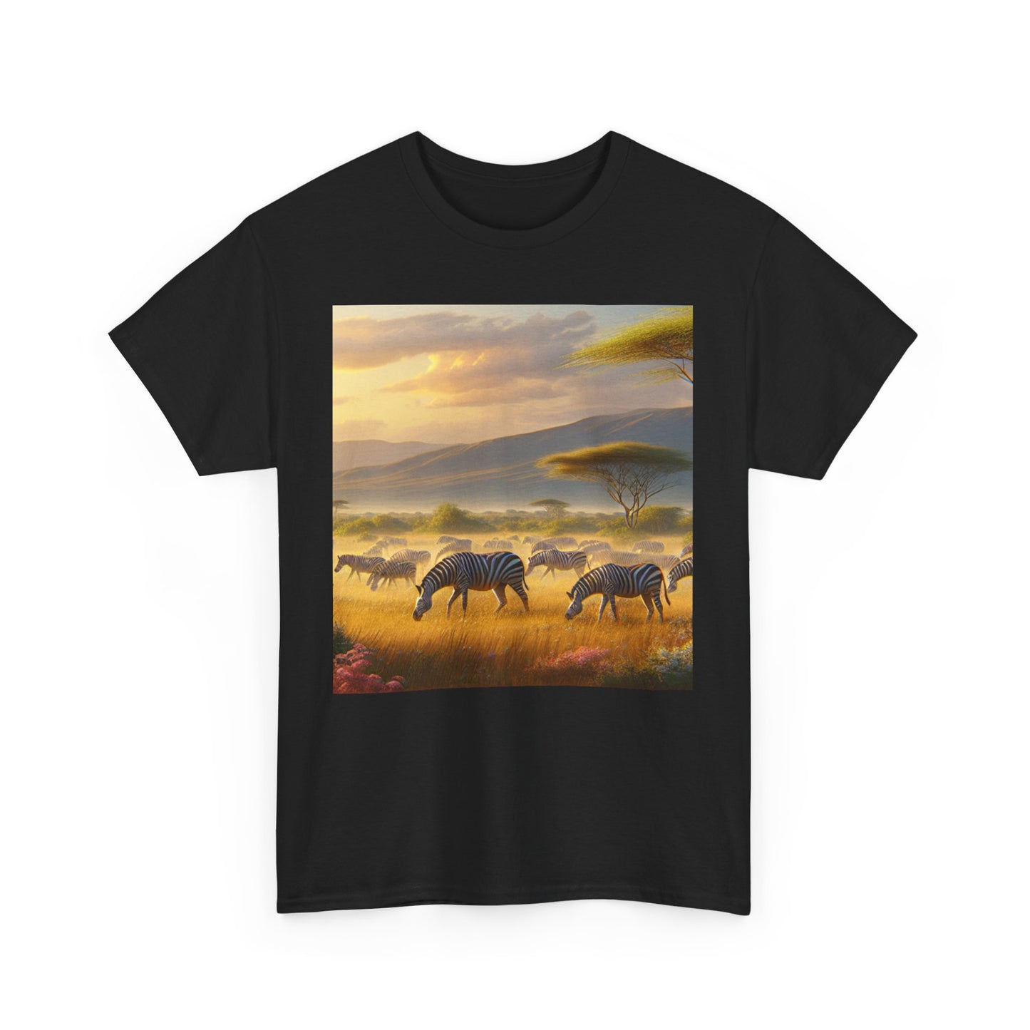 Zebras Women's Heavy Cotton Tee