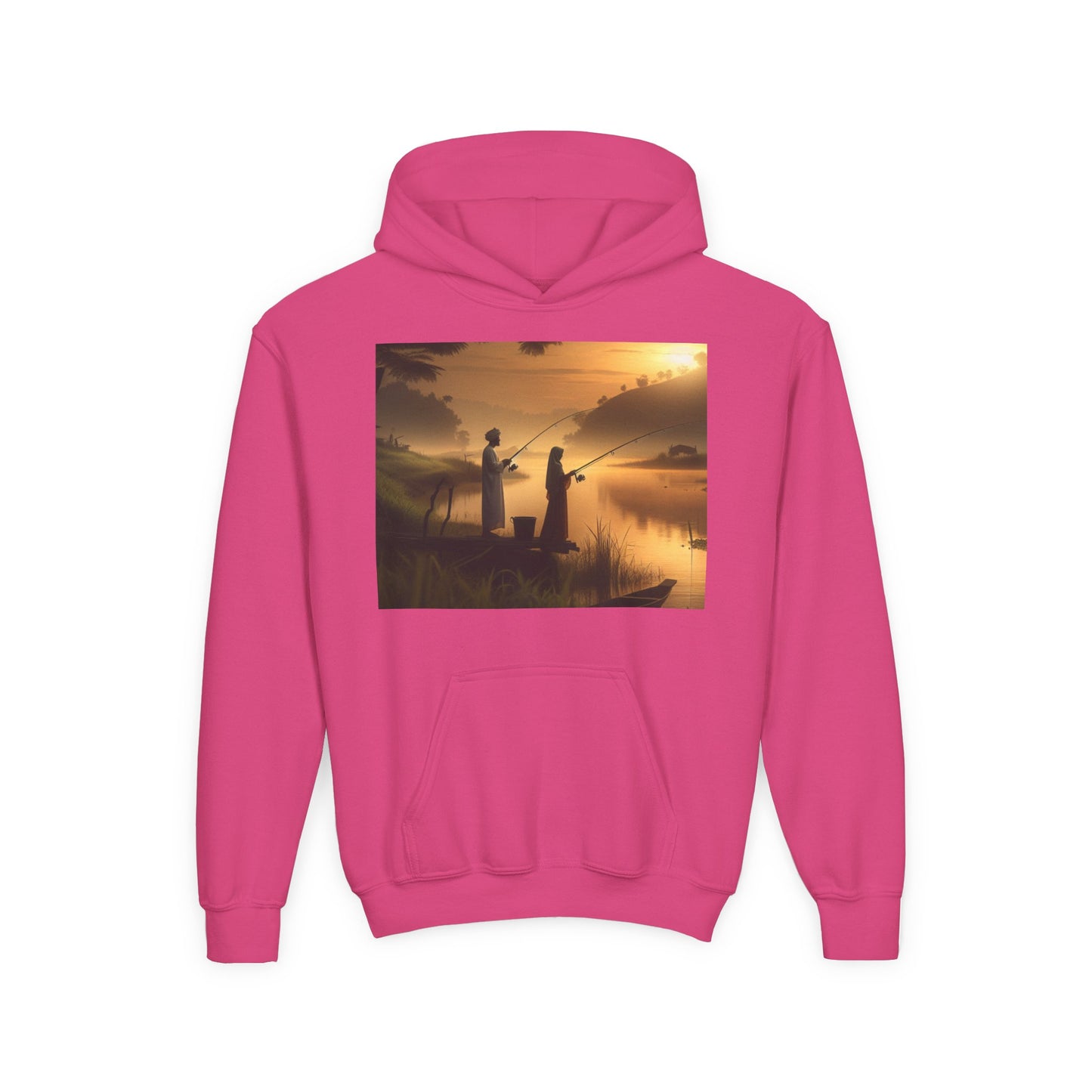 Fishing Youth Hoodie - Heavy Blend Sweatshirt