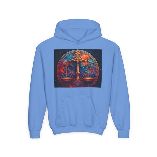Libra Youth Hoodie - Heavy Blend Sweatshirt