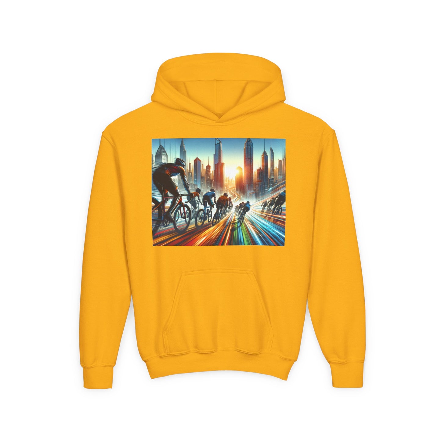 Cycling Youth Hoodie - Heavy Blend Sweatshirt