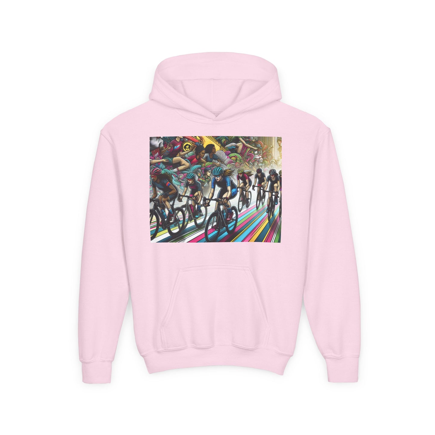 Cycling Youth Hoodie - Heavy Blend Sweatshirt