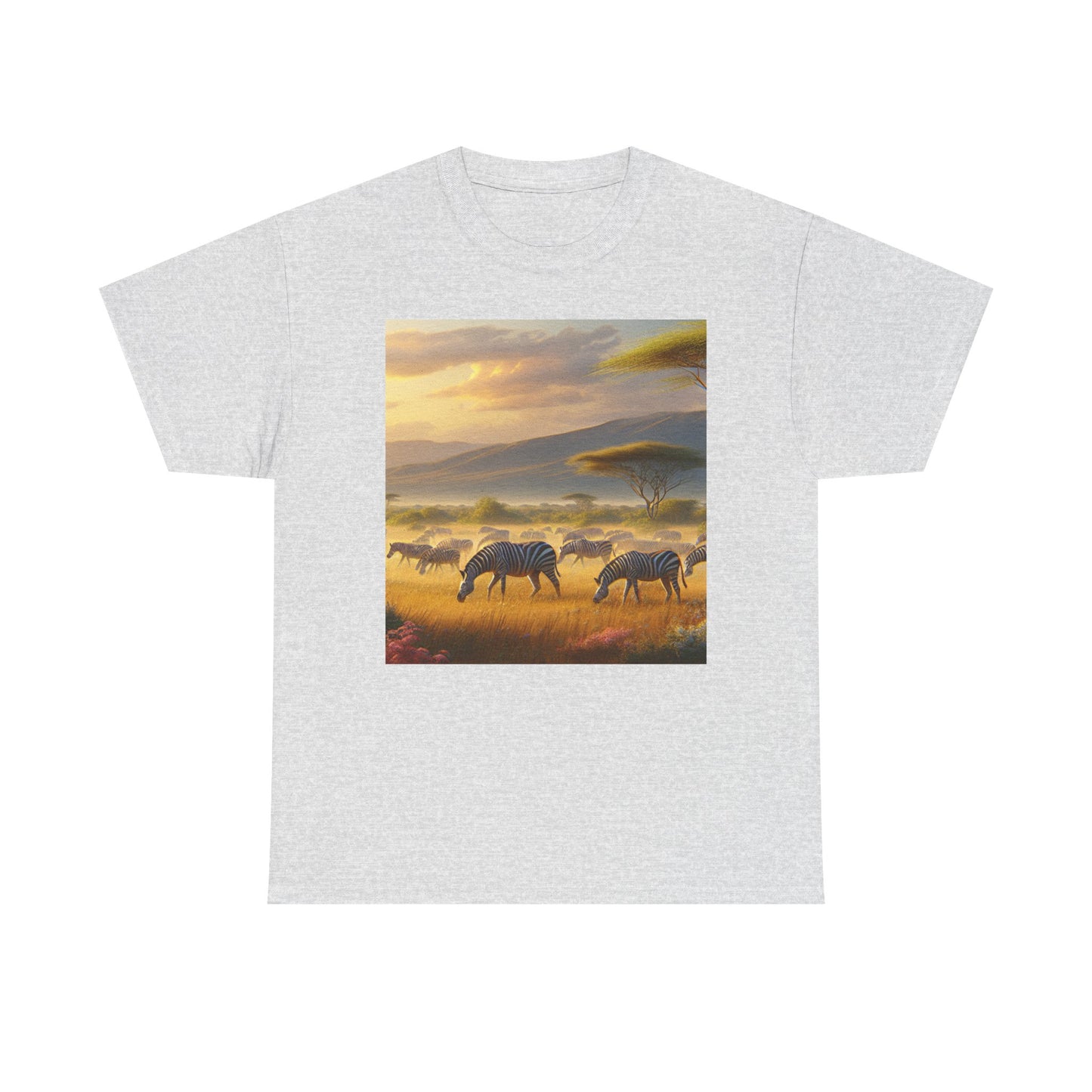 Zebras Women's Heavy Cotton Tee