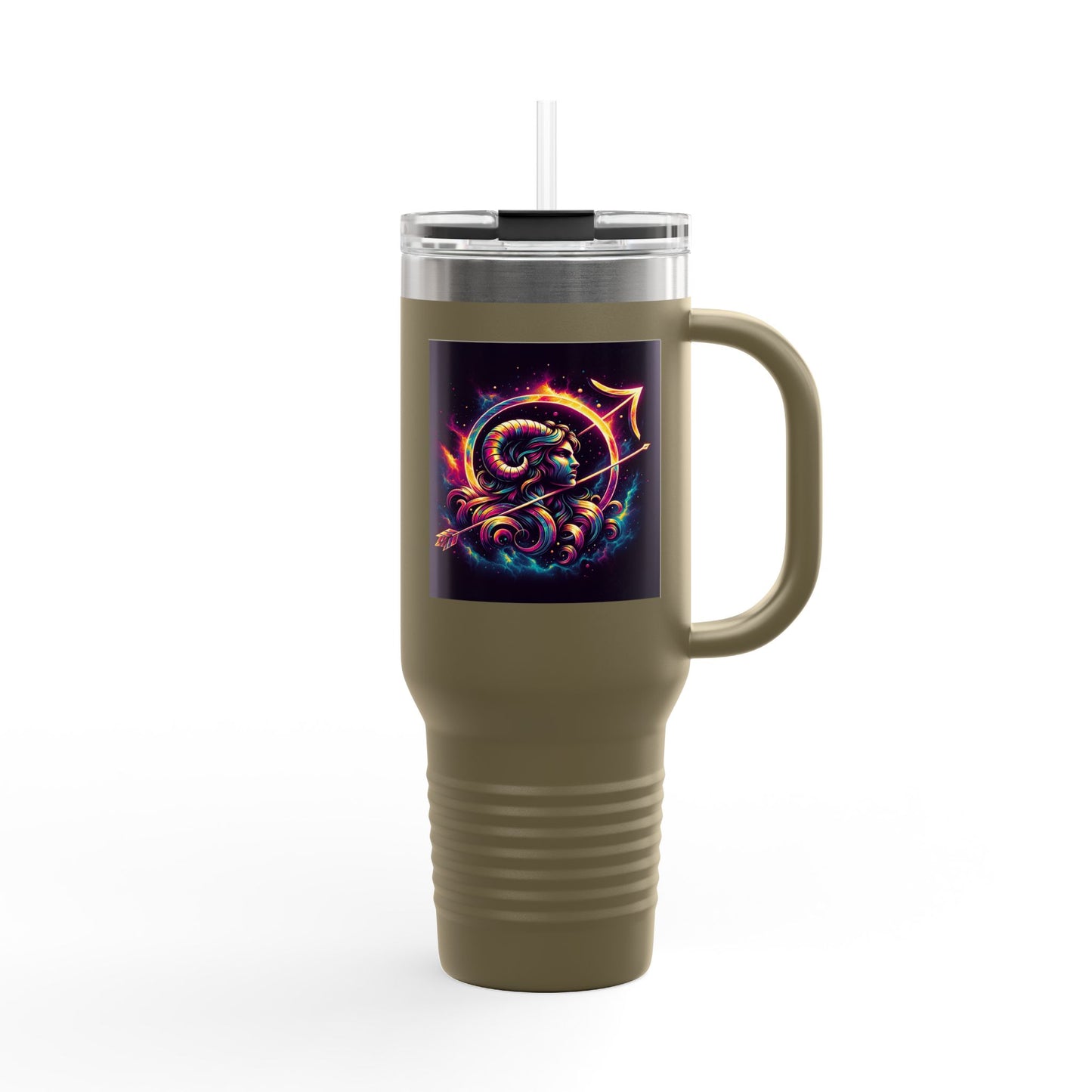 Sagittarius Insulated Travel Mug, 40oz, Perfect for Zodiac Fans, Coffee, Tea, Water