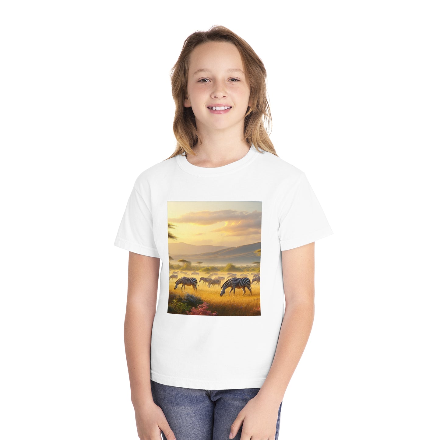 Zebras Youth Midweight Tee