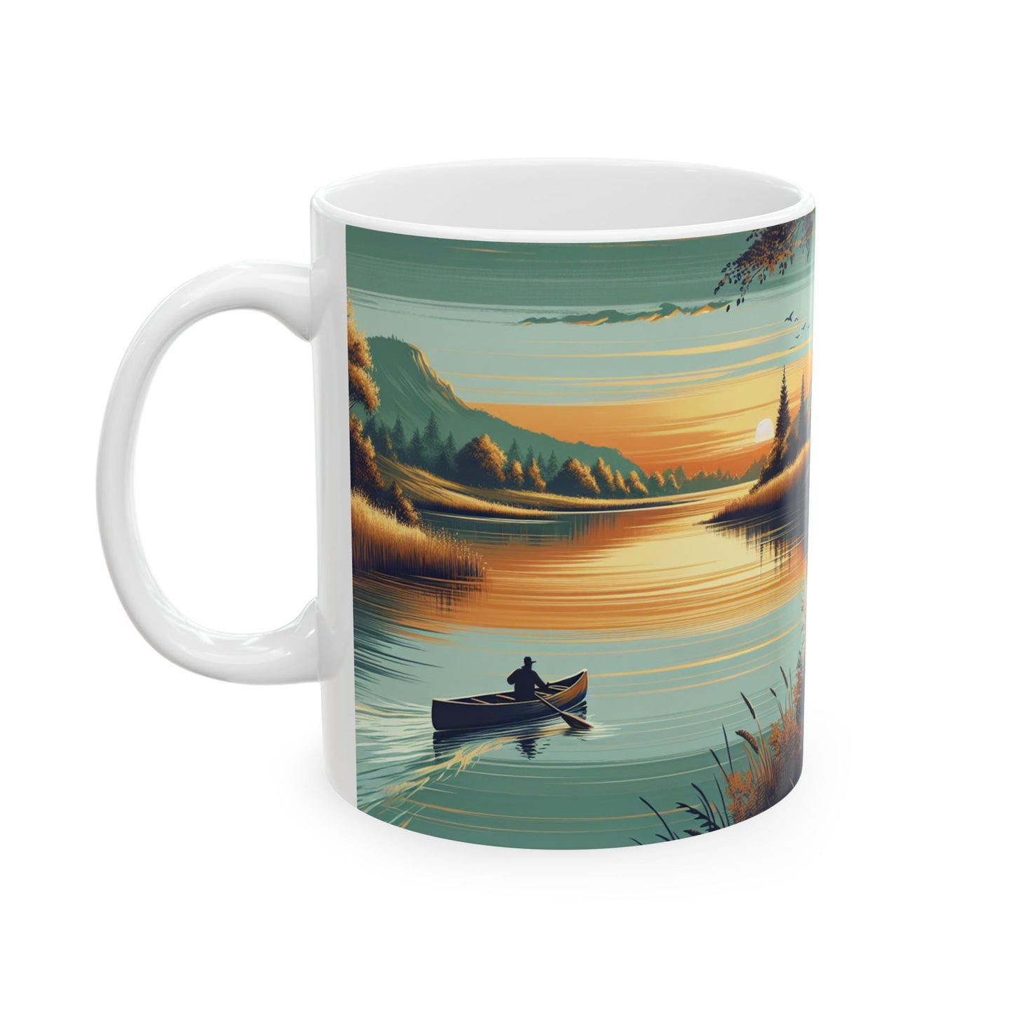 Canoeing Ceramic Mug