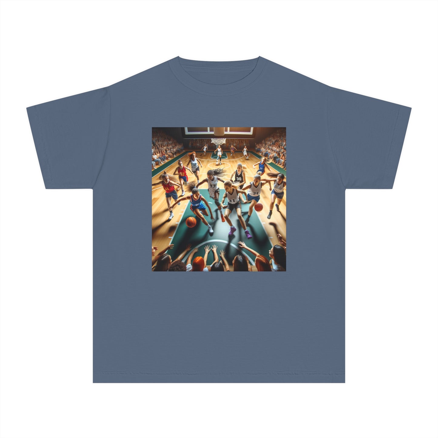 Basketball Youth Midweight Tee