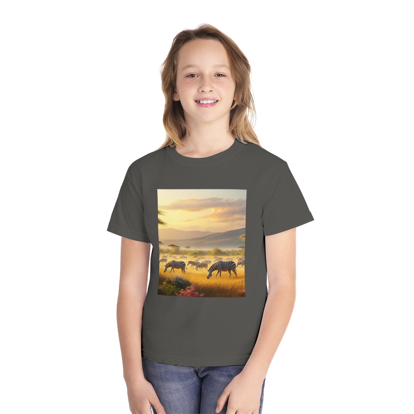 Zebras Youth Midweight Tee