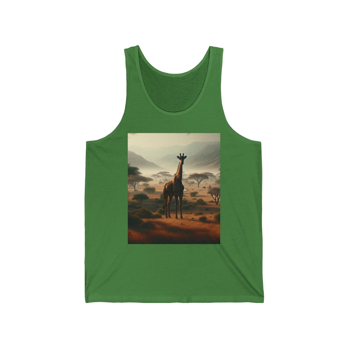 Giraffes Unisex Jersey Tank Top - Perfect for Festivals & Casual Wear