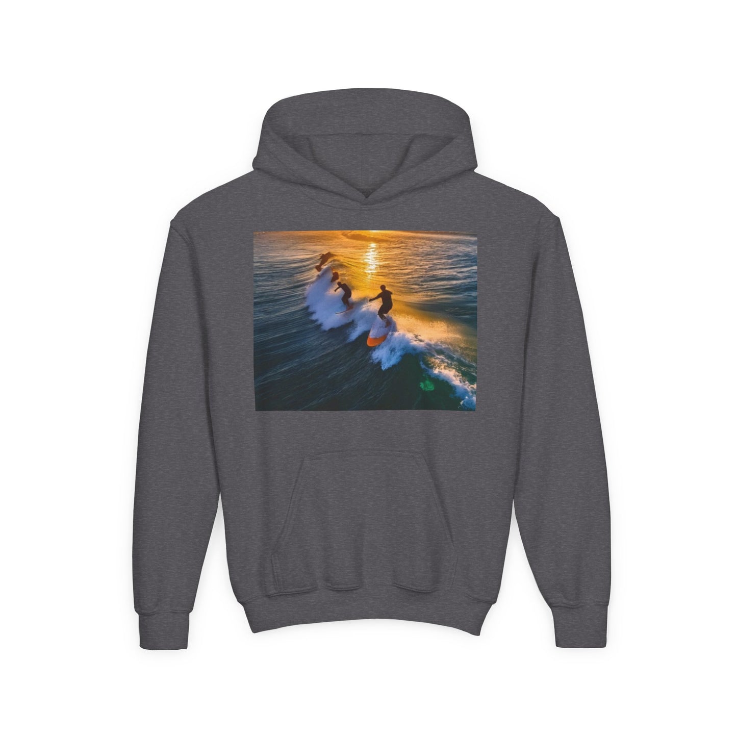 Surfing Youth Hoodie - Heavy Blend Sweatshirt