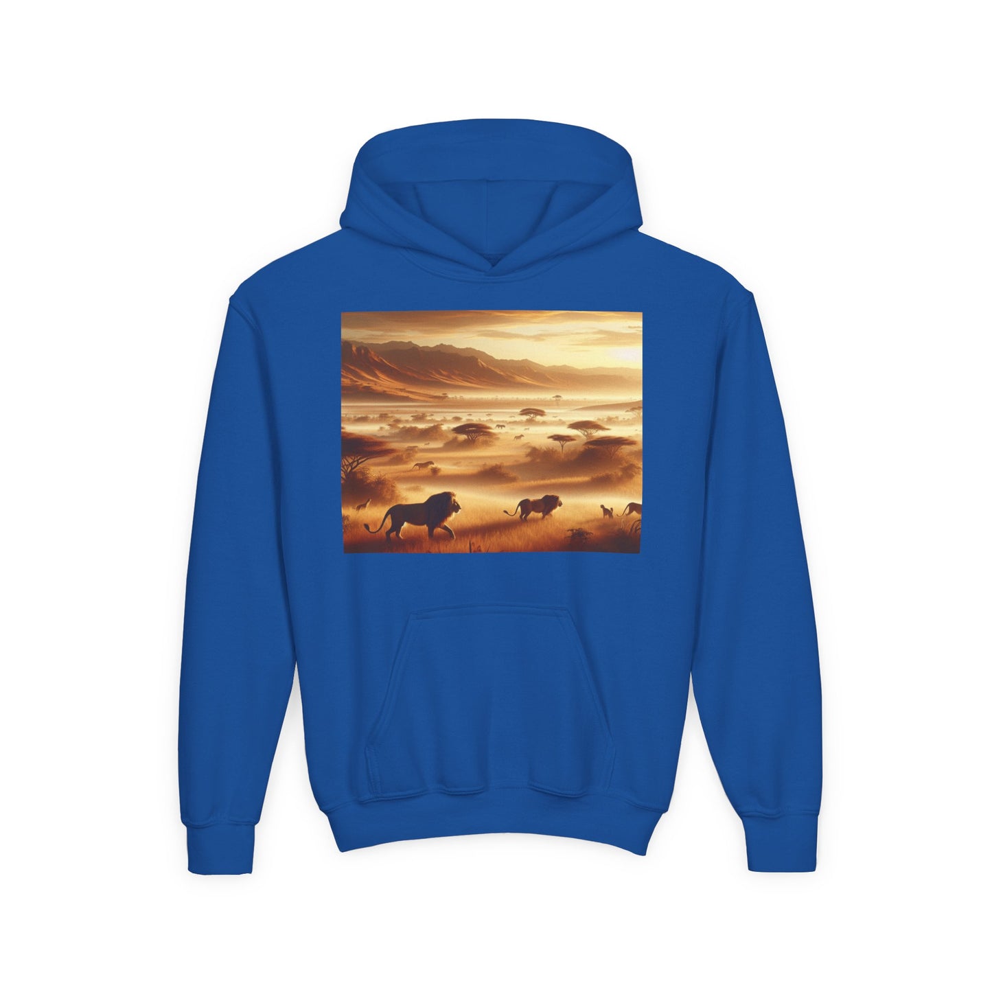 Lions Youth Hoodie - Heavy Blend Sweatshirt