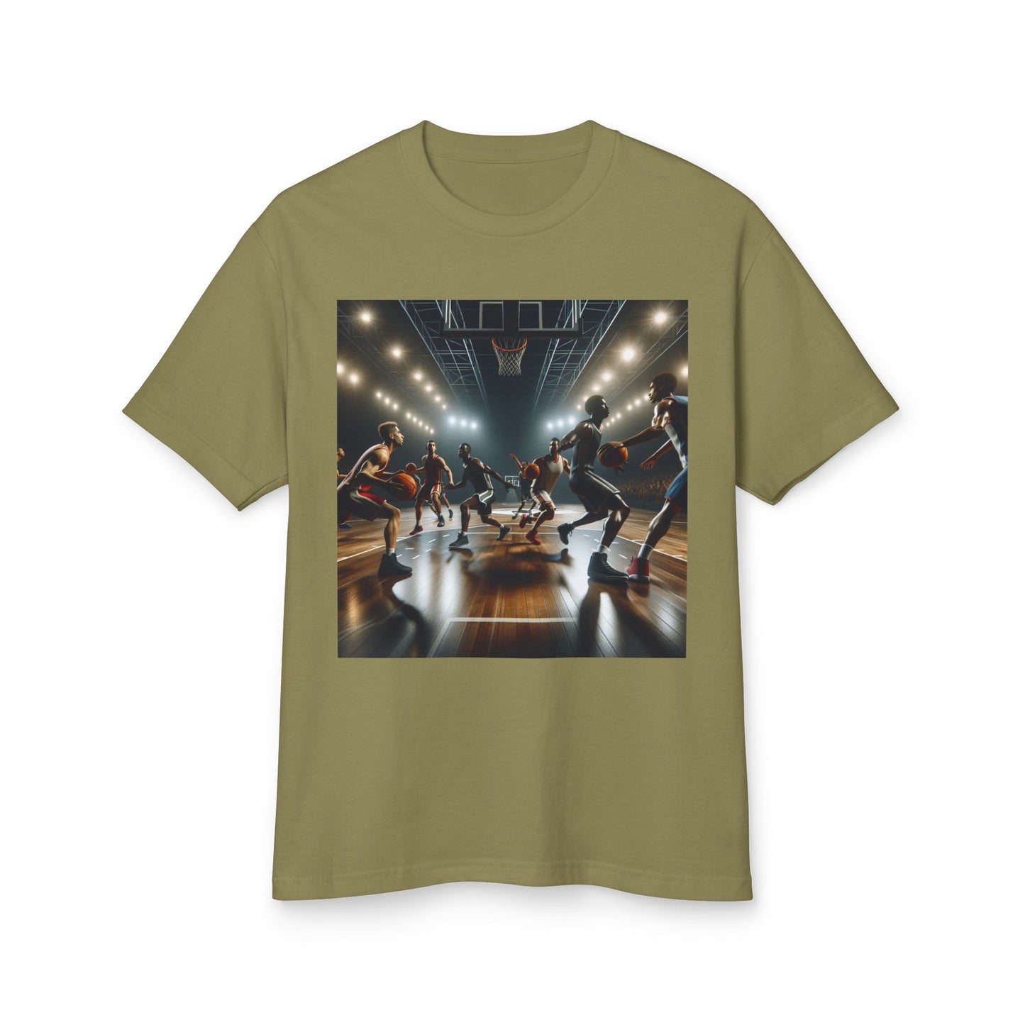 Basketball Heavyweight Tee - Unisex Garment-Dyed Shirt