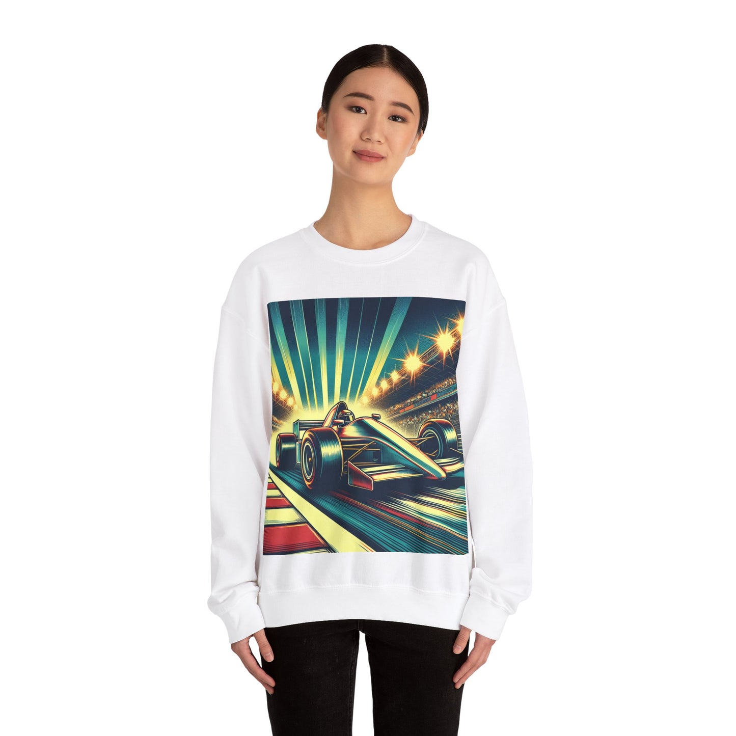 Race Car Crewneck Sweatshirt | Racing Apparel, Unisex Sweatshirt, F1 Gift, Motorsports Clothing, Car Enthusiasts Sweatshirt
