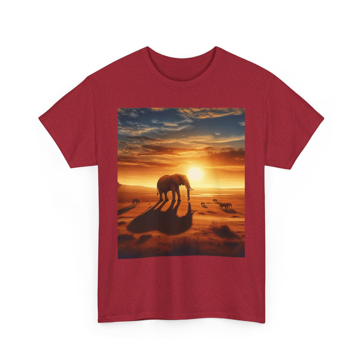 Elephants Women's Heavy Cotton Tee