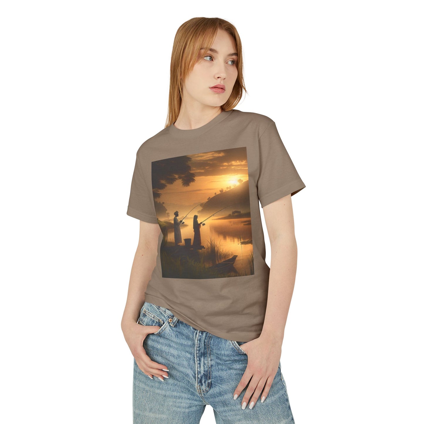 Fishing Heavyweight Tee - Unisex Garment-Dyed Shirt