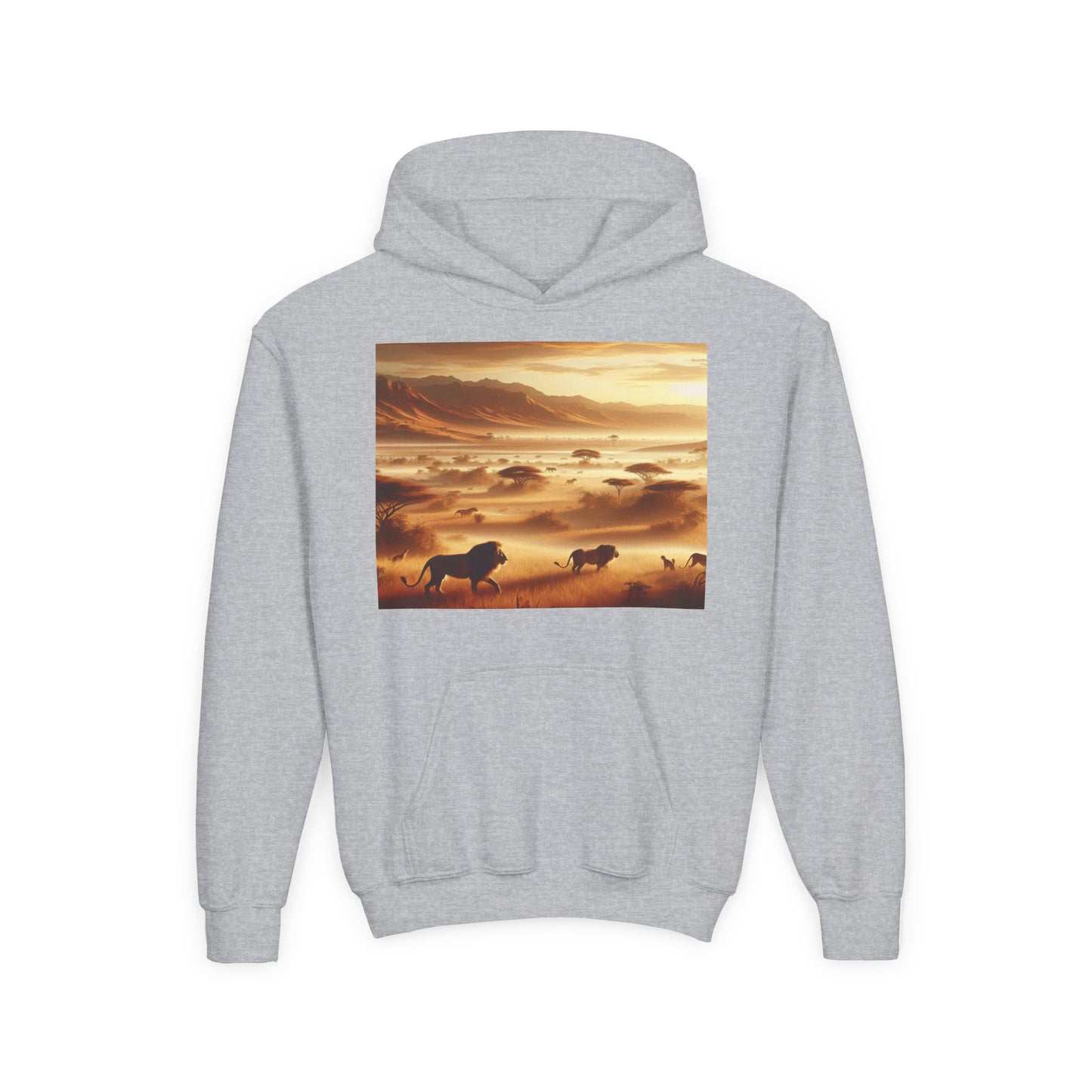 Lions Youth Hoodie - Heavy Blend Sweatshirt