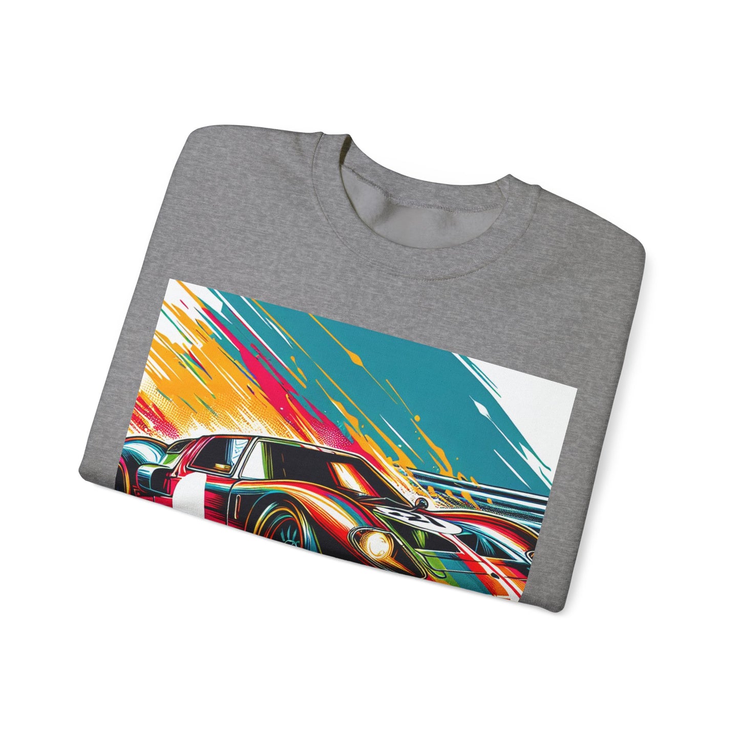 Race Car Crewneck Sweatshirt | Racing Apparel, Unisex Sweatshirt, Nascar Gift, Motorsports Clothing, Car Enthusiasts Sweatshirt