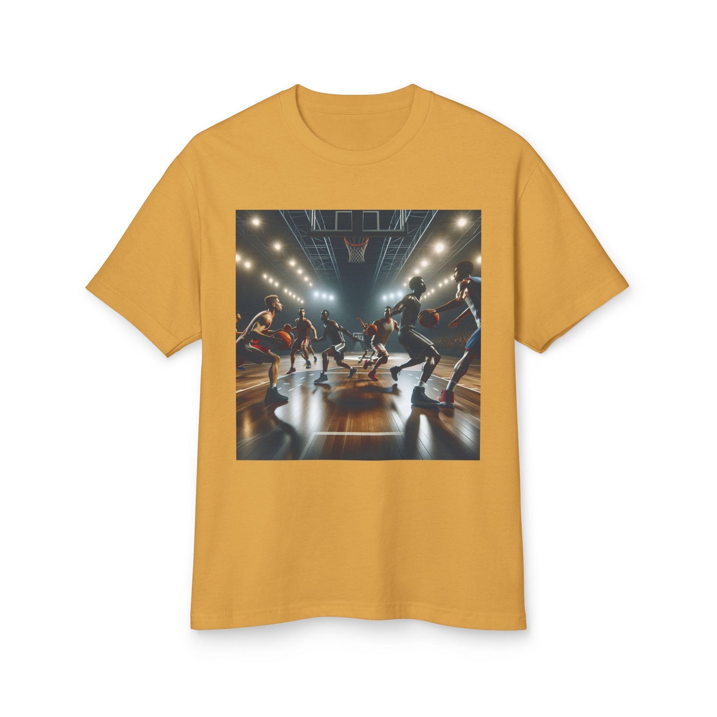 Basketball Heavyweight Tee - Unisex Garment-Dyed Shirt