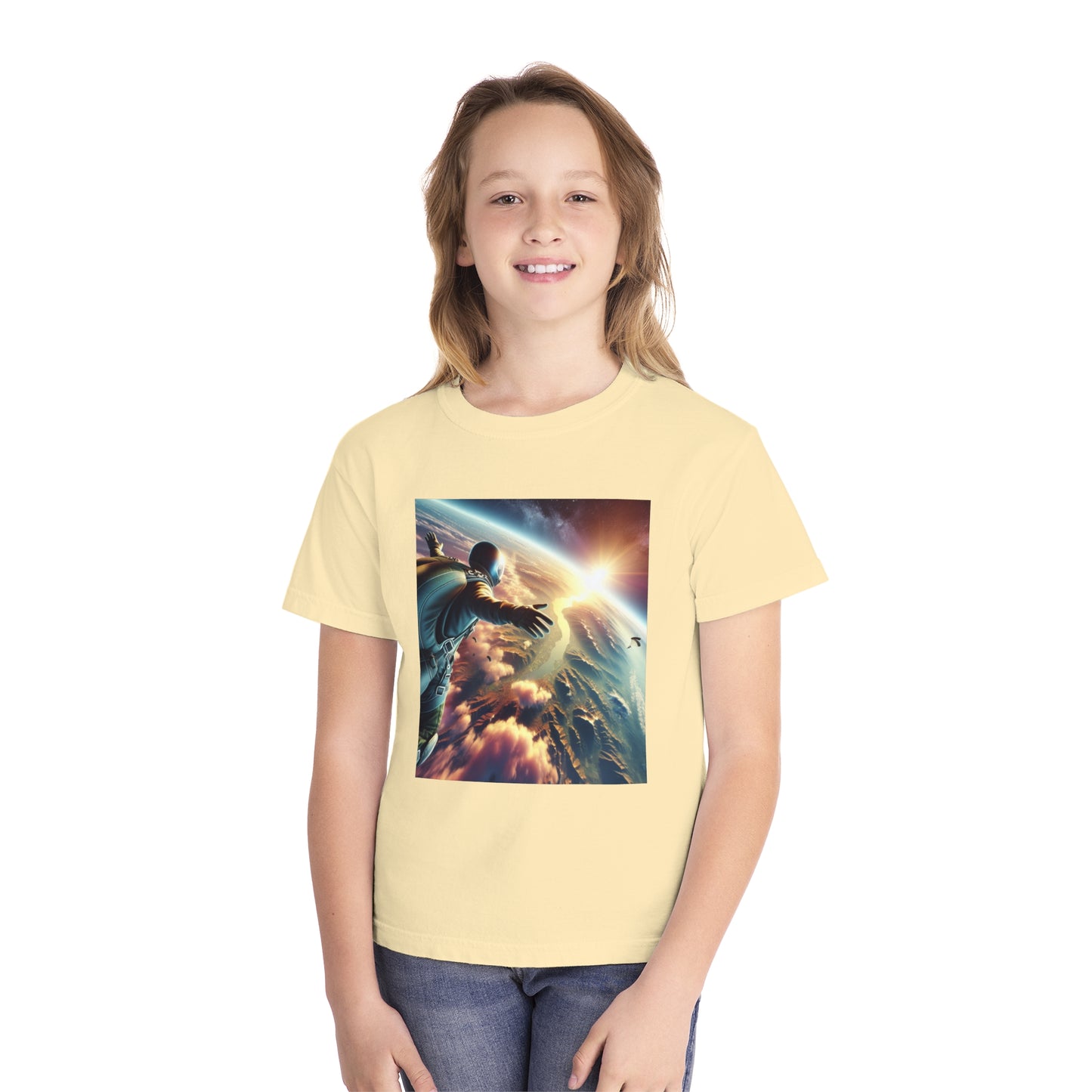 Sky Diving Youth Midweight Tee