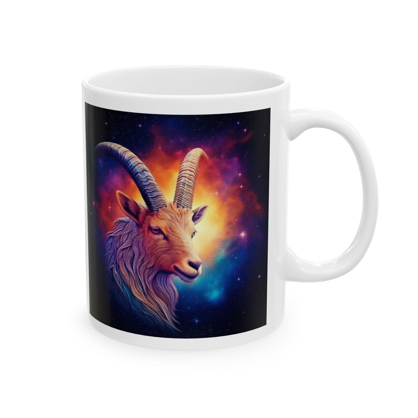 Capricorn Zodiac Ceramic Mug, Astrology Coffee Cup, Horoscope Drinkware for Capricorn Lovers, December/January Birthday Gift,
