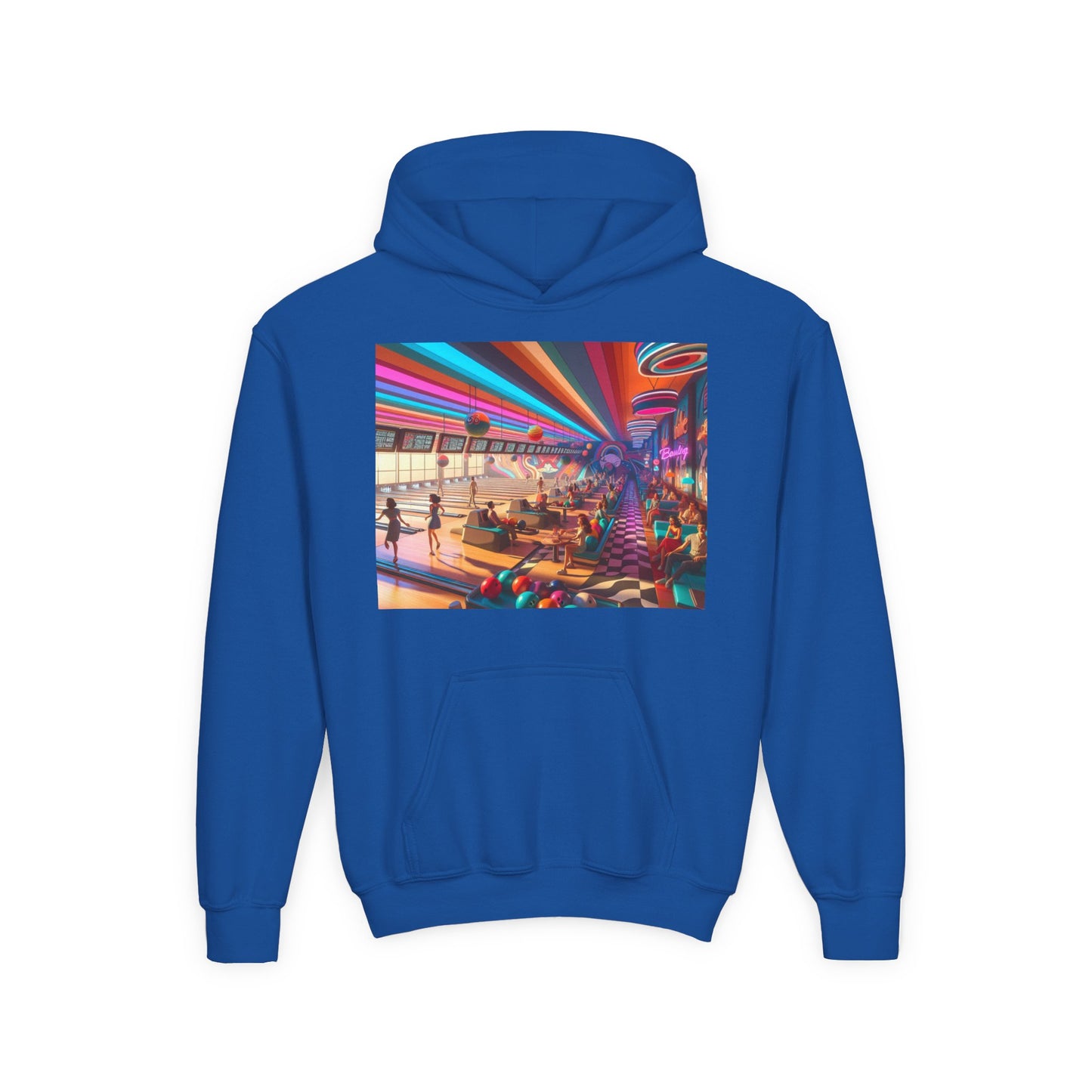 Bowling Youth Heavy Blend Hooded Sweatshirt