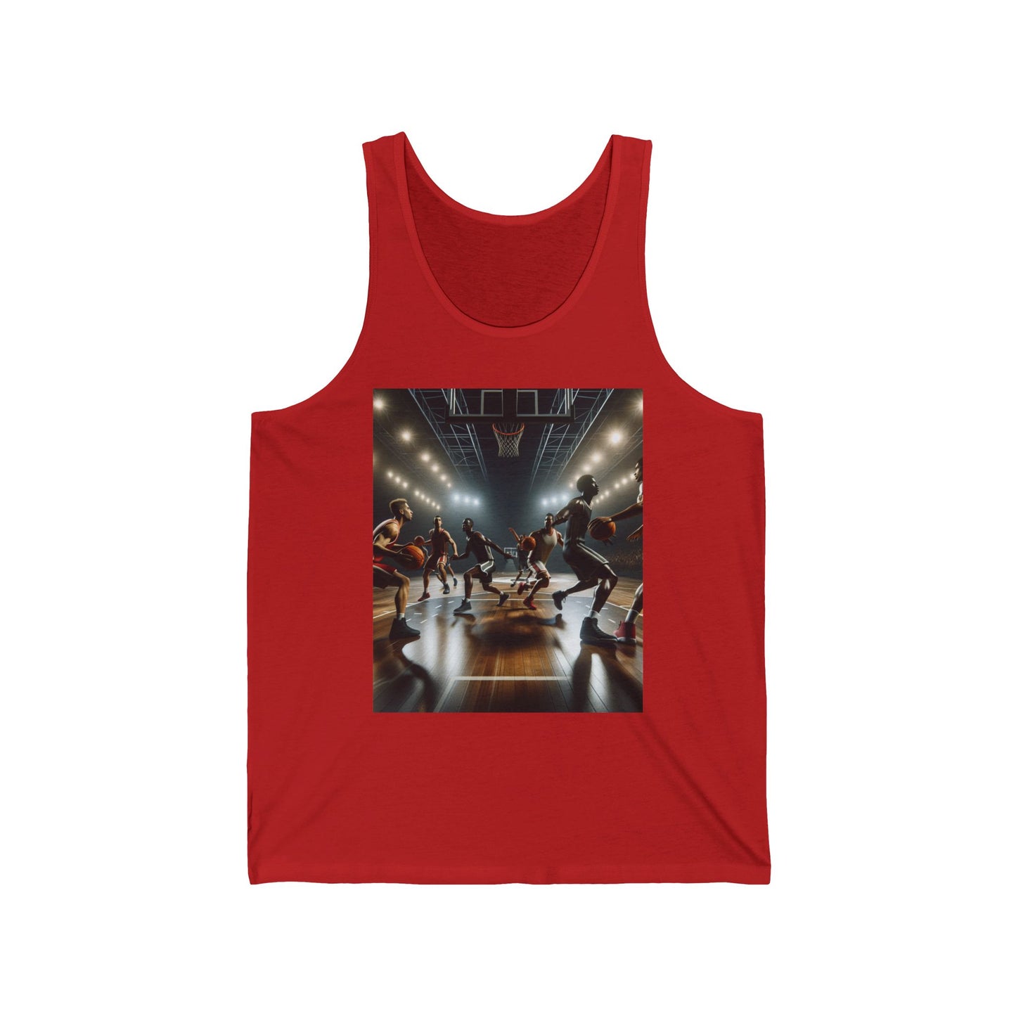 Basketball Unisex Jersey Tank Top - Perfect for Festivals & Casual Wear
