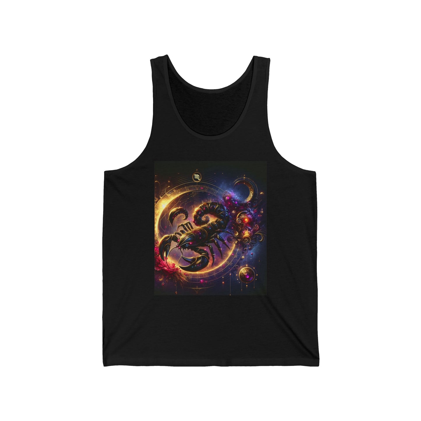 Scorpio Unisex Jersey Tank Top - Perfect for Festivals & Casual Wear