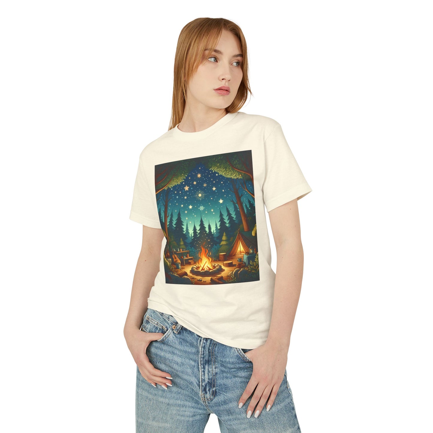 Camping Heavyweight Tee - Unisex Garment-Dyed Shirt
