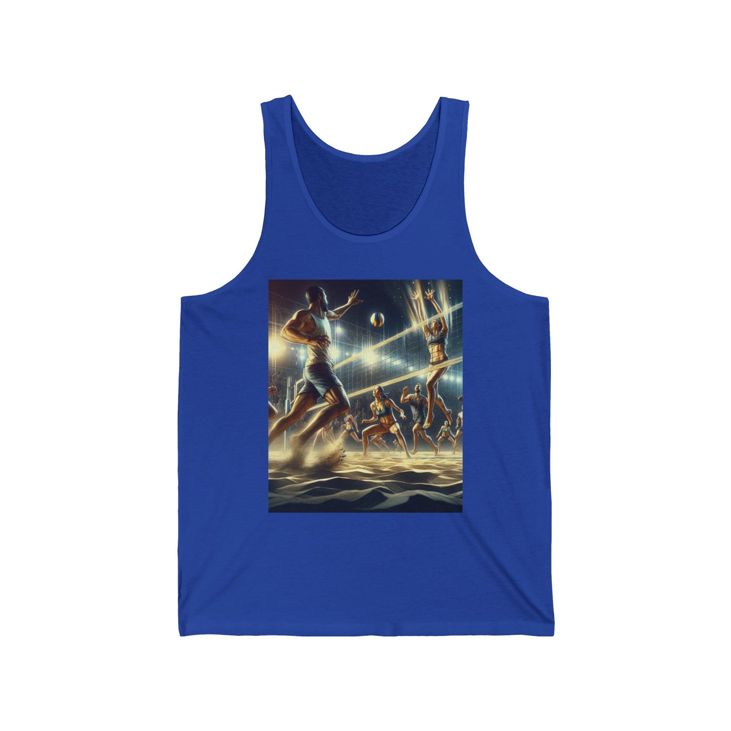 Volleyball Unisex Jersey Tank Top - Perfect for Festivals & Casual Wear