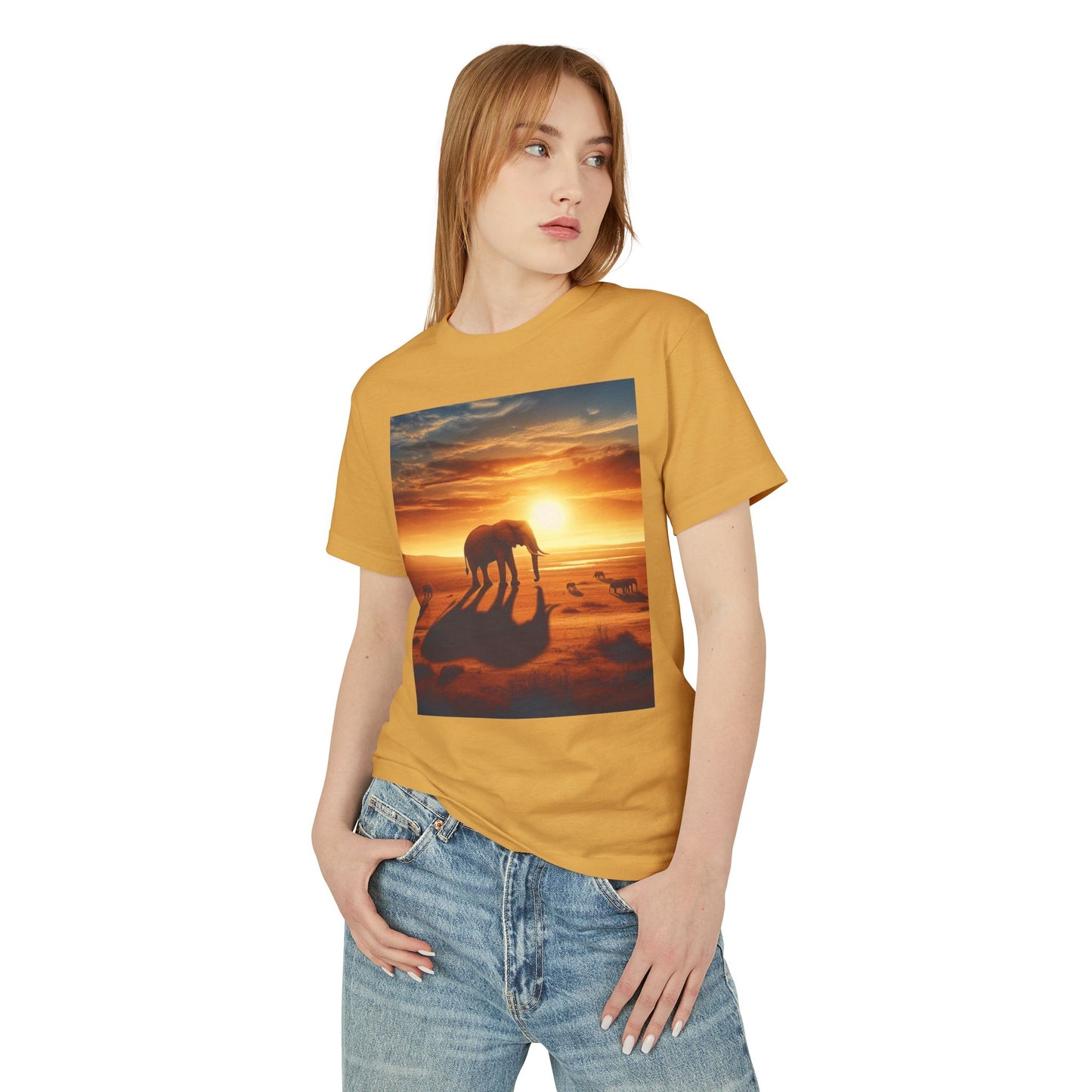 Elephants Heavyweight Tee - Unisex Garment-Dyed Shirt