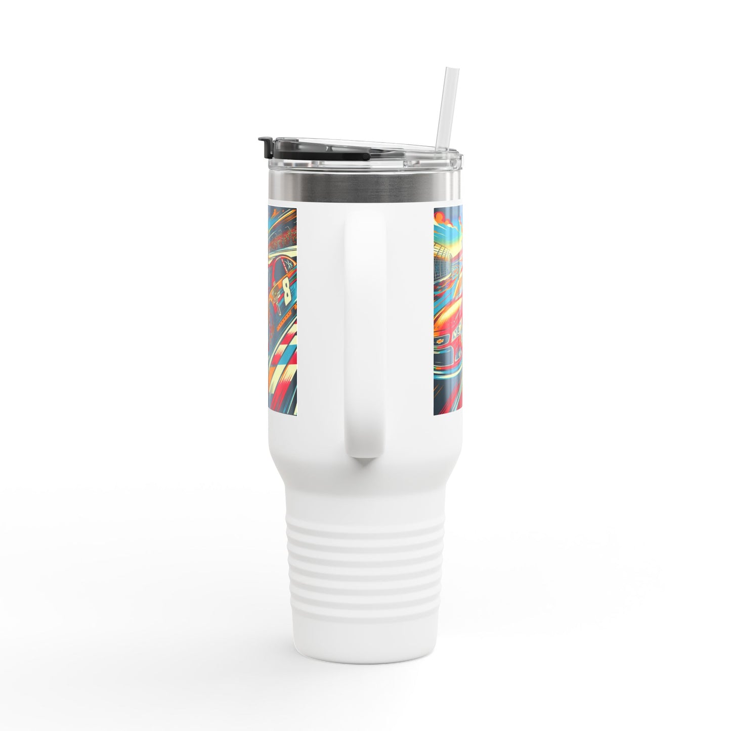Vintage NASCAR Insulated Travel Mug, 40oz, Perfect for Fans, Sports Events, Coffee, Tea, Water