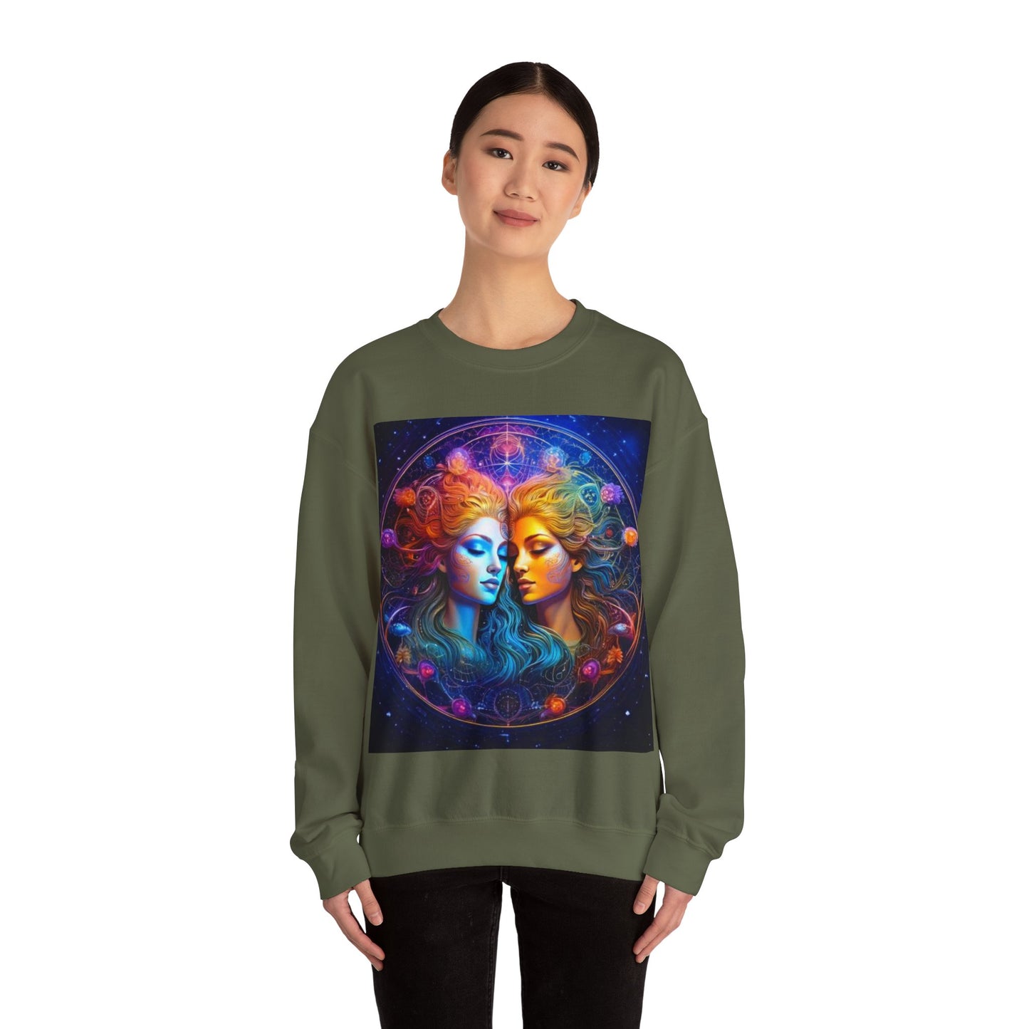 Gemini Crewneck Sweatshirt | Zodiac Apparel, Unisex Sweatshirt