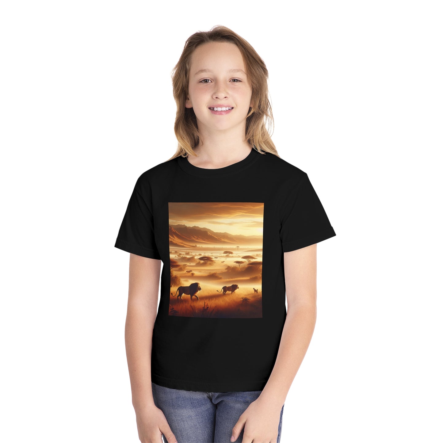 Lions Youth Midweight Tee