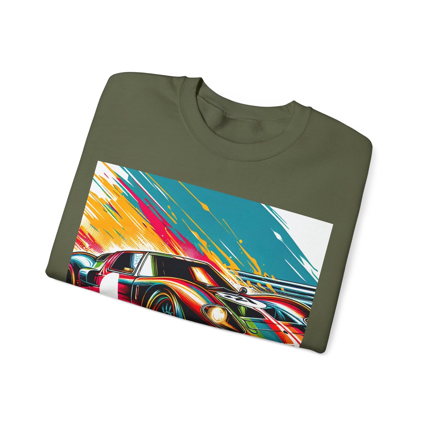 Race Car Crewneck Sweatshirt | Racing Apparel, Unisex Sweatshirt, Nascar Gift, Motorsports Clothing, Car Enthusiasts Sweatshirt
